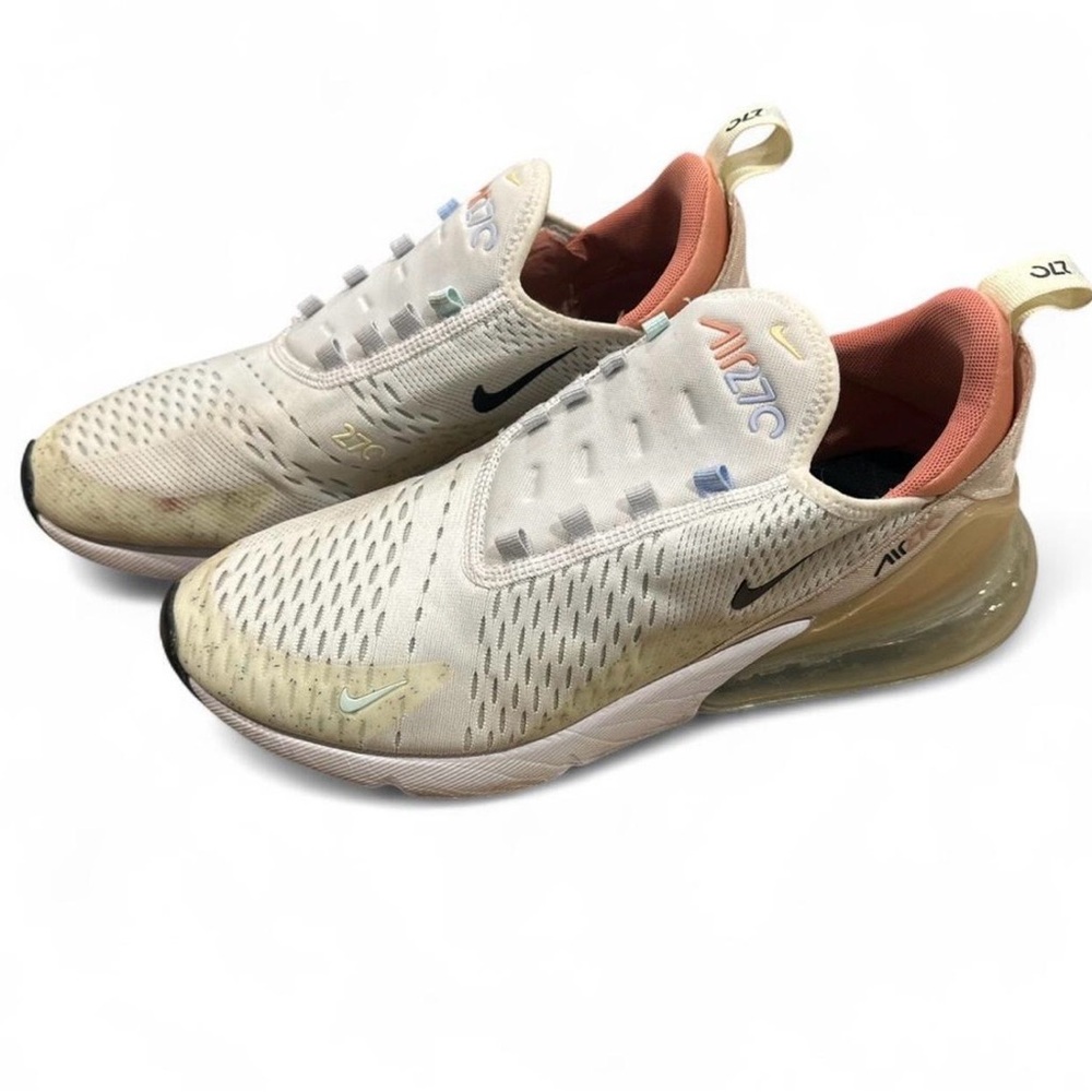 Nike Air Max 270 Cream and Pastel Sneakers